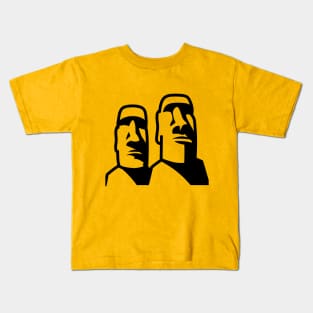 Moai Carved Statue Easter Island Heads Kids T-Shirt